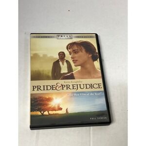 Pride Prejudice DVD Full Screen Keira Knightley Focus‎ Features 2005 Film